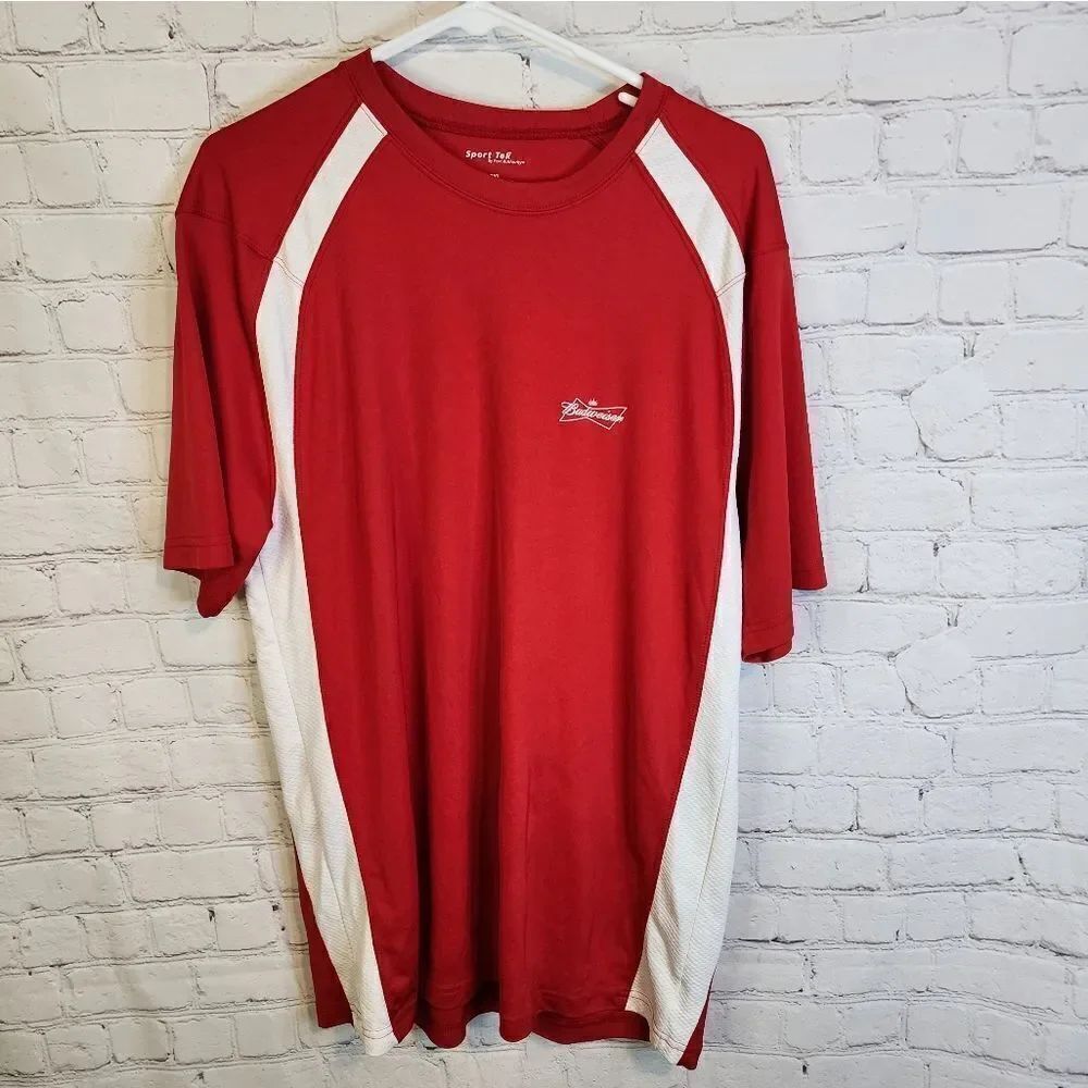Men's Sport-Tek "Budweiser" athletic shirt, size XXL